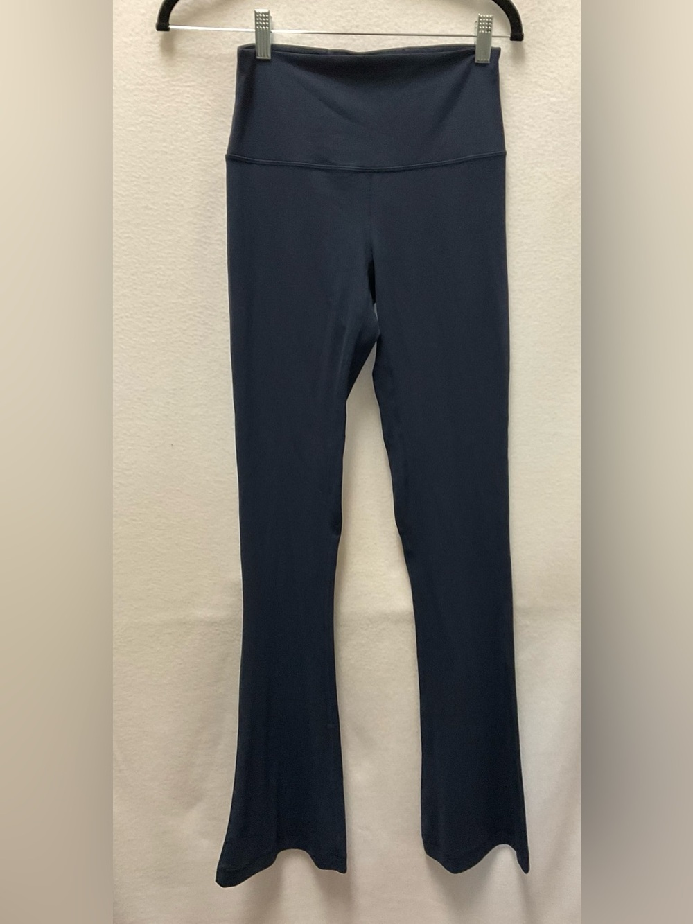 lululemon athletica Navy High-Rise Ribbed Flare Leggings